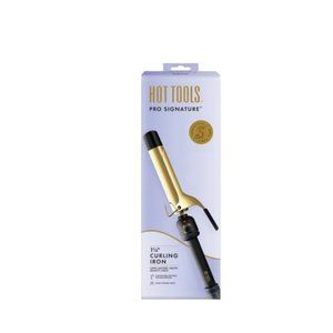 Hot Tools Pro Signature 24K Gold Curling Iron/Wand - Long-Lasting, Defined Curls